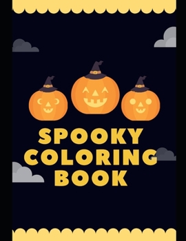 Paperback Spooky Coloring Book