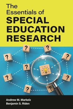 Hardcover Essentials of Special Education Research Book