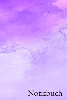 Notizbuch: Aquarell Wasserfarbe Aqua Notizbuch liniert 120 Seiten für Notizen Zeichnungen Formeln Organizer Tagebuch (German Edition)