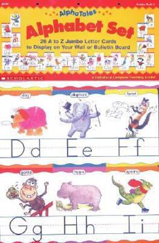 Paperback Alphatales: Alphabet Set: 26 A to Z Jumbo Letter Cards to Display on Your Wall or Bulletin Board [With Teaching Guide] Book