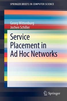 Paperback Service Placement in AD Hoc Networks Book
