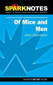 Paperback Spark Notes Of Mice and Men Book