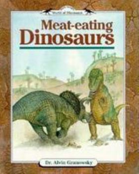 Hardcover Meat-Eating Dinosaurs Book