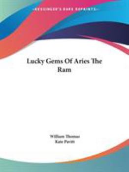 Paperback Lucky Gems Of Aries The Ram Book