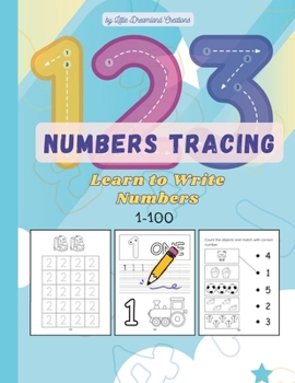 Paperback Numbers Tracing 123: A Fun Tracing Adventure for ages 3 - 7 Book