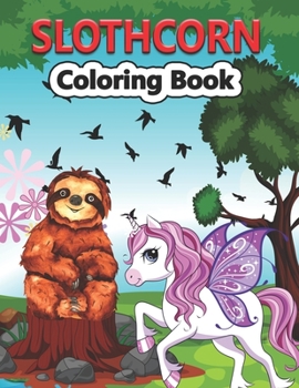 Paperback Slothcorn Coloring Book: Coloring Books for Adults Relaxation Book