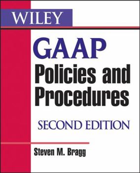 Paperback Wiley GAAP Policies and Procedures Book