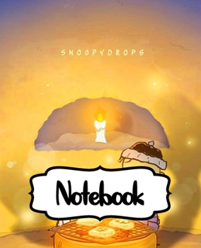 Notebook: Little White Beagle Snoopy Dog House The Peanuts Comics Strip Animation Boys Kids Adults Elementary Supplies Student Teacher Daily Creative ... Boys And Girls, 110 Pages 7.5 x 9.25 Inches