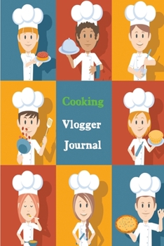 Paperback Cooking Vlogger Journal Book