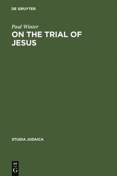 Hardcover On the Trial of Jesus Book