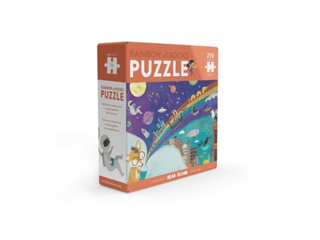 Misc. Read Island: Rainbow of Books Puzzle: 250 Piece Jigsaw Puzzle Book