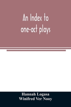 Paperback An index to one-act plays Book