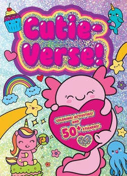 Paperback Jumbo Foil Coloring Book: Cutie-Verse Book