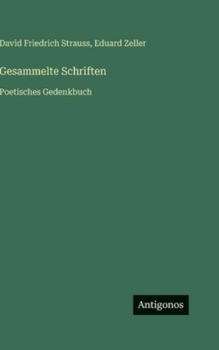 Gesammelte Schriften: Poetisches Gedenkbuch