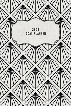 Paperback 2020 Goal Planner: 2020 Dated Goal Planner Focus Weekly Monthly Book