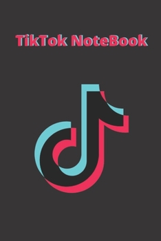 Paperback TikTok Black Journal - 120 Pages - 6x9 in: Lined Notebook Book
