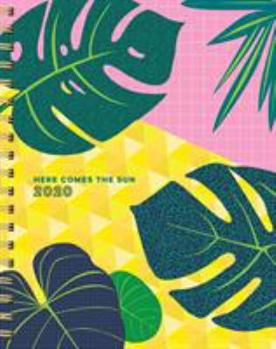 Calendar Here Comes the Sun 17-Month Large Planner with 1000+ Stickers 2019-2020 Book