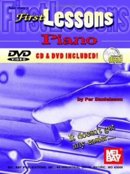 Paperback Mel Bay First Lessons Piano Book