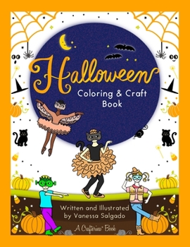 Paperback Halloween Coloring & Craft Book