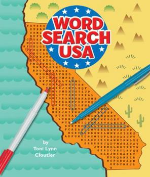 Spiral-bound Word Search USA Book