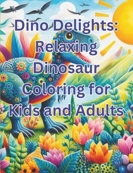Dino Delights: Relaxing Dinosaur Coloring for Kids and Adults
