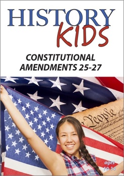 DVD History Kids - Constitutional Amendments 25 - 27 Book