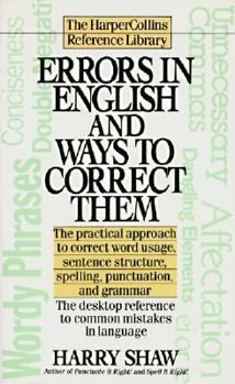 Errors in English and Ways to Correct Them