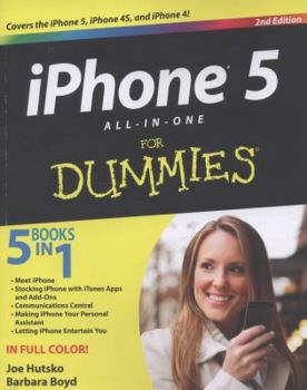 Paperback iPhone 5 All-In-One for Dummies Book