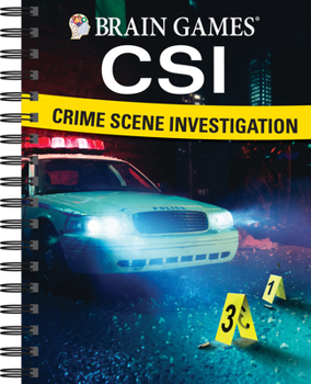 Spiral-bound Brain Games - Crime Scene Investigation (Csi) Puzzles #2: Volume 2 Book