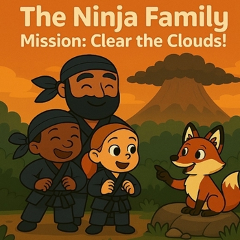 Paperback The Ninja Family - Mission: Clear the Clouds! Book