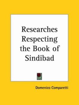 Paperback Researches Respecting the Book of Sindibad Book