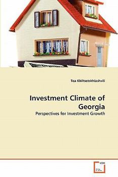 Paperback Investment Climate of Georgia Book