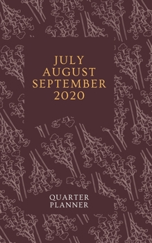 July August September 2020 Quarter Planner (Quarter Planner Set)