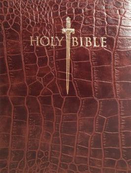 Bonded Leather Sword Study Bible-KJV [Large Print] Book
