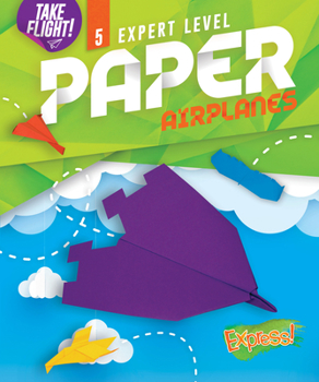 Library Binding Expert Level Paper Airplanes Book