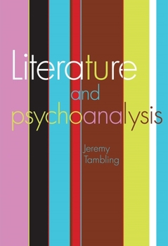 Hardcover Literature and Psychoanalysis CB Book