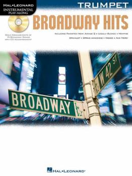 Paperback Broadway Hits: Instrumental Play-Along for Trumpet (Hal Leonard Instrumental Play-along) Book