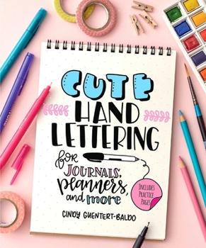 Paperback Cute Hand Lettering Book