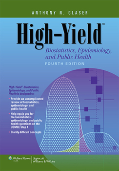 Paperback High-Yield Biostatistics, Epidemiology, & Public Health Book