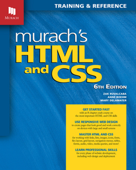 Paperback Murach's HTML and CSS Book