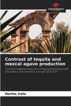 Paperback Contrast of tequila and mezcal agave production Book