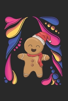 Paperback Christmas Gingerbread Man Notebook: Graph Paper Journal 6x9 - 120 Pages Book