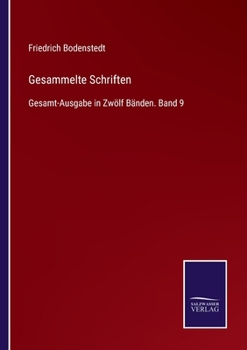 Paperback Gesammelte Schriften: Gesamt-Ausgabe in Zwölf Bänden. Band 9 [German] Book