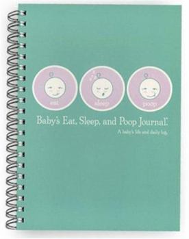 Baby's Eat, Sleep and Poop Journal, Aqua