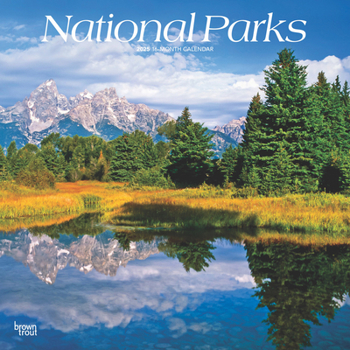 Calendar National Parks 2025 12 X 24 Inch Monthly Square Wall Calendar Plastic-Free Book