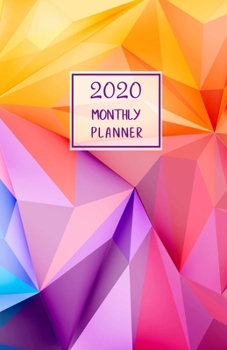 Paperback 2020 Monthly Planner: Portable. Month on 2 pages followed by six Notes pages. Monthly layout Includes To-do section. 8.5"x 5.5". Fits in pur Book