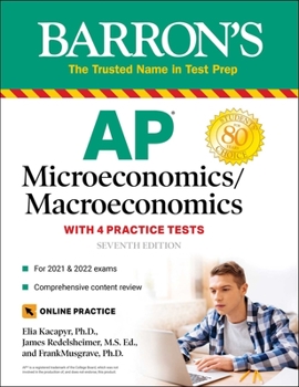Paperback AP Microeconomics/Macroeconomics: 4 Practice Tests + Comprehensive Review + Online Practice Book