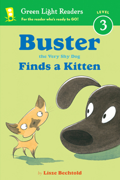 Hardcover Buster the Very Shy Dog Finds a Kitten Book