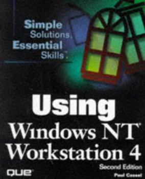 Paperback Using Windows NT Workstation 4 Book