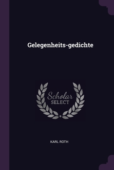 Paperback Gelegenheits-gedichte Book